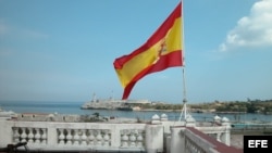 El Castillo de El Morro visto desde la embajada de España en Cuba.