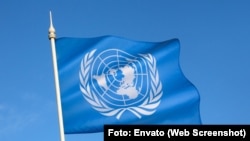 La bandera de las Naciones Unidas
