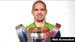 Osvaldo &quot;Ozzie&quot; Alonso Moreno, capitán del equipo Seattle Sounders, campeón de la MLS en 2016.