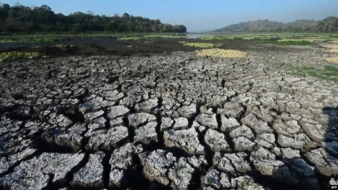 Río seco en Honduras