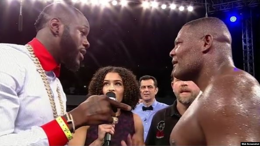 Deontay Wilder (i) vs Luis Ortiz (d), el 3 de marzo próximo en el "Barclays Center", en Nueva York.