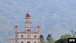 Vista de la Iglesia del Cobre, santuario de la virgen de la Virgen de la Caridad, patrona de Cuba.